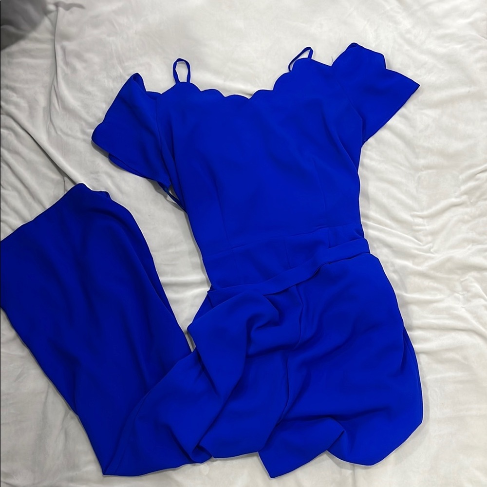 Elegant Blue Jumpsuit